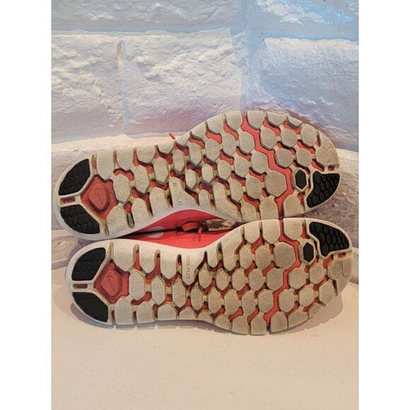 Women's Nike Flex 2014 Run 644477-601 Size 7.5 Crimson/Sail Running Shoes - Picture 7 of 9